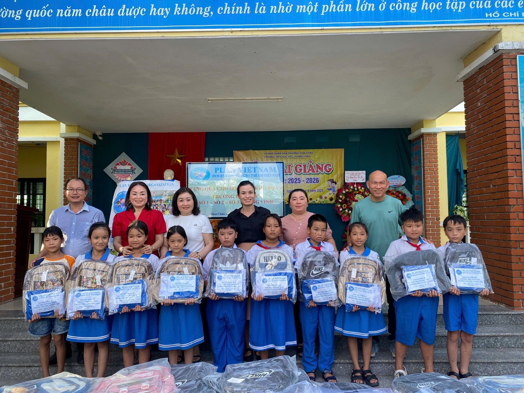 Students supported through a PlanVN school initiative